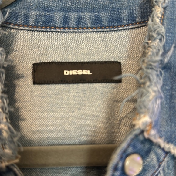 DIESEL SNAP BUTTON DENIM DE-LIFY MINI DRESS EUC - Picture 8 of 12